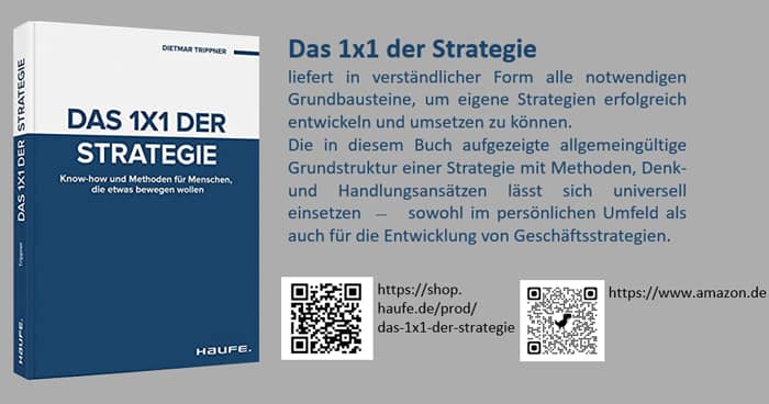 Buchbesprechung zu Dietmar Trippner „Das 1×1 der Strategie“